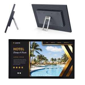 21.5&quot; Black Display LCD Capacitive Touch Android Wall Mounted Narrow Bezel Flat Panel OEM ODM for Meeting Room Hotel Bank Malls
