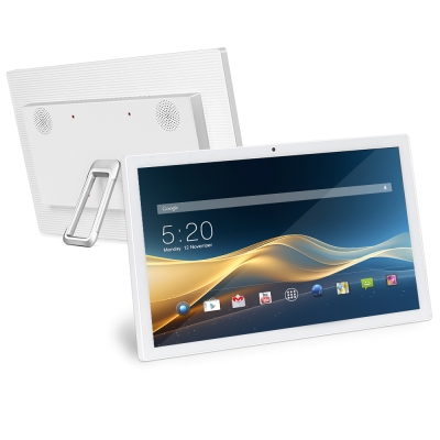 White Display LCD Capacitive Touch Android Wall Mounted Narrow Bezel Flat Panel OEM ODM for Meeting Room Hotel Bank Malls