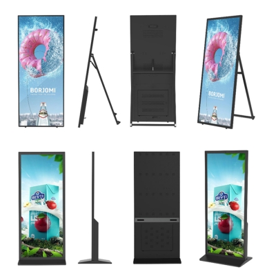 64&quot; 70&quot; Inch Big Size Totem Indoor Portable Full Screen Digital Signage (include CMS) T972 2+16G