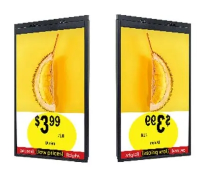 10.1&quot; LCD Linux OS Video Price Tag Dual Side Display Same Content Advertising Digital Signage for Supermarket Retails