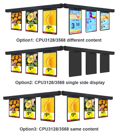 Display LCD Price Tag Android or Linux Single or Double Side Wifi OTG 10.1&quot; inch Digital Signage